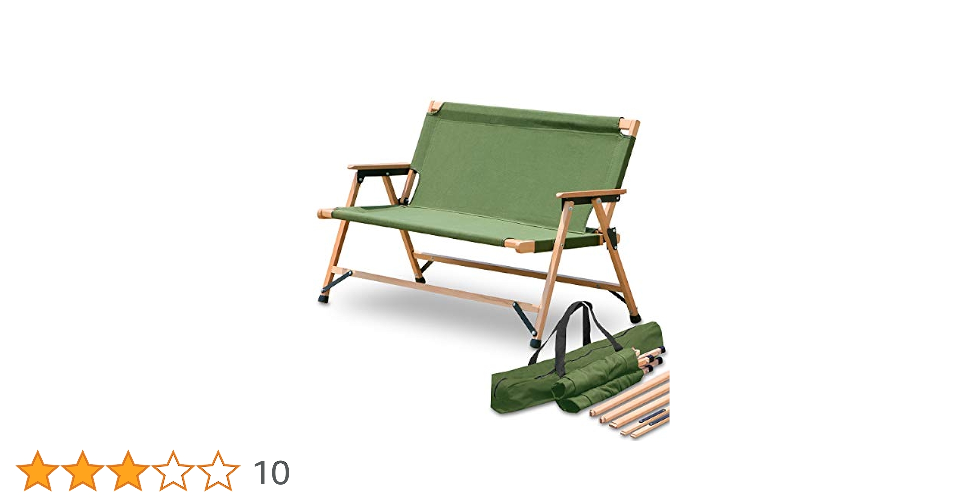 Amazon.co.jp: FIELDOOR クラシックベンチ 【カーキ】 キャンプ